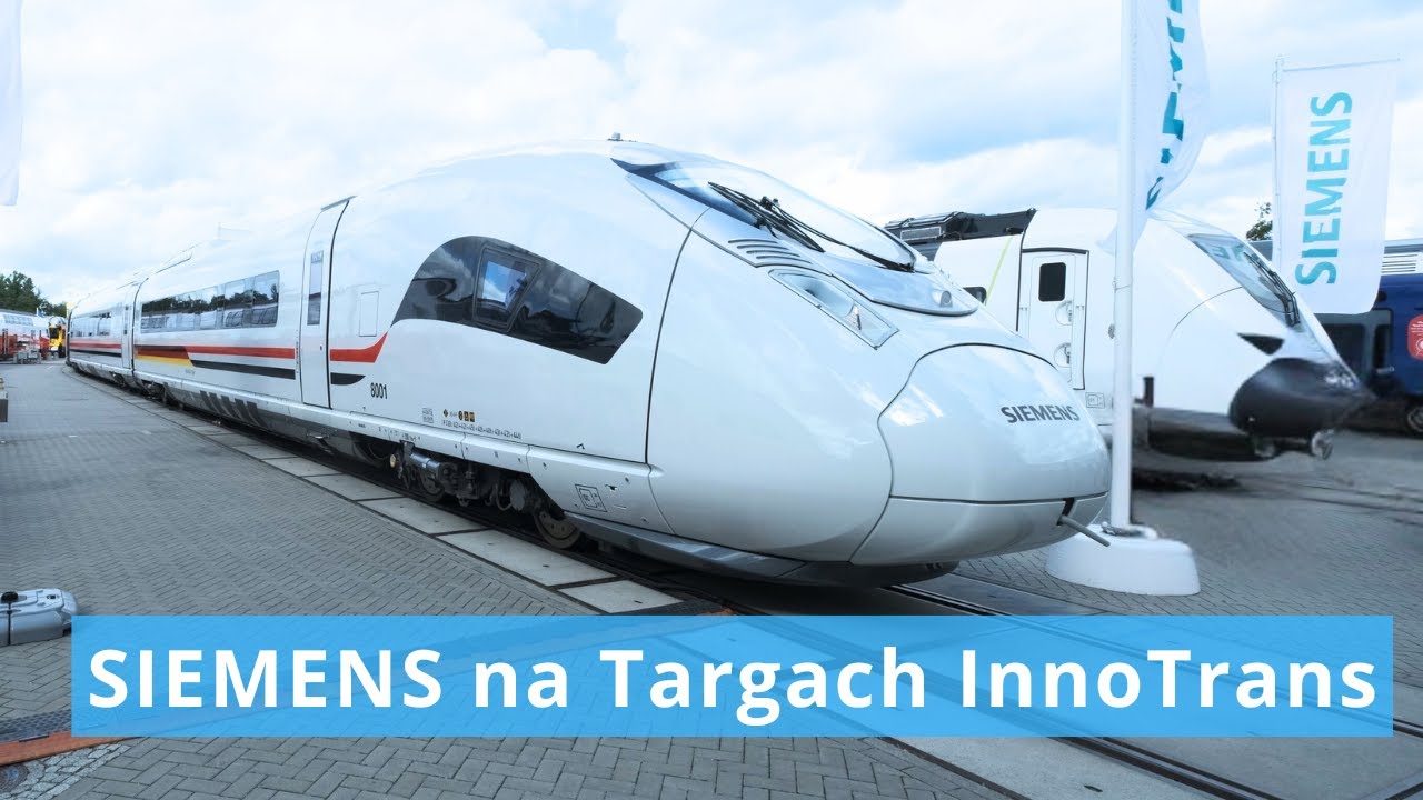 Siemens Vectrain, Velaro Egypt & Mireo Smart na InnoTrans. Wszystkie premiery w 6 minut!