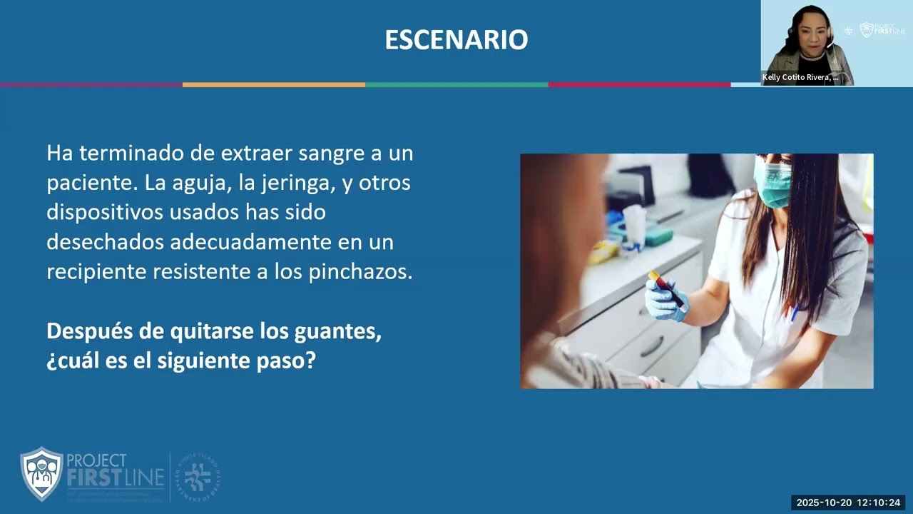 SANGRE | Curso de capacitación de Control de Prevención de Infecciones CPI