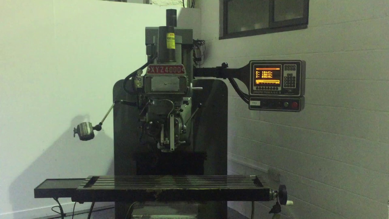 XYZ DPM 4000 CNC Milling Machine With Proto Trak AGE 3 Control