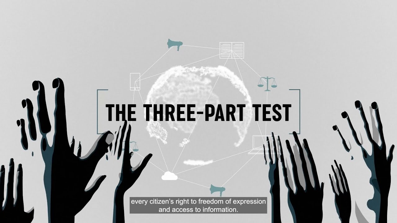 The Legitimate Limits to Freedom of Expression: the Three-Part Test