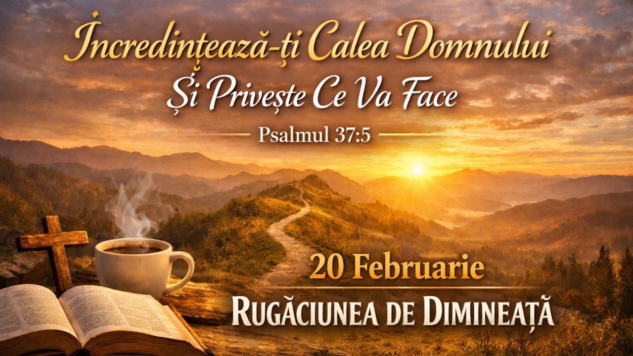 Predă-I Lui Dumnezeu Drumul Tău și Privește Ce Va Face – Psalmul 375  20 Februarie