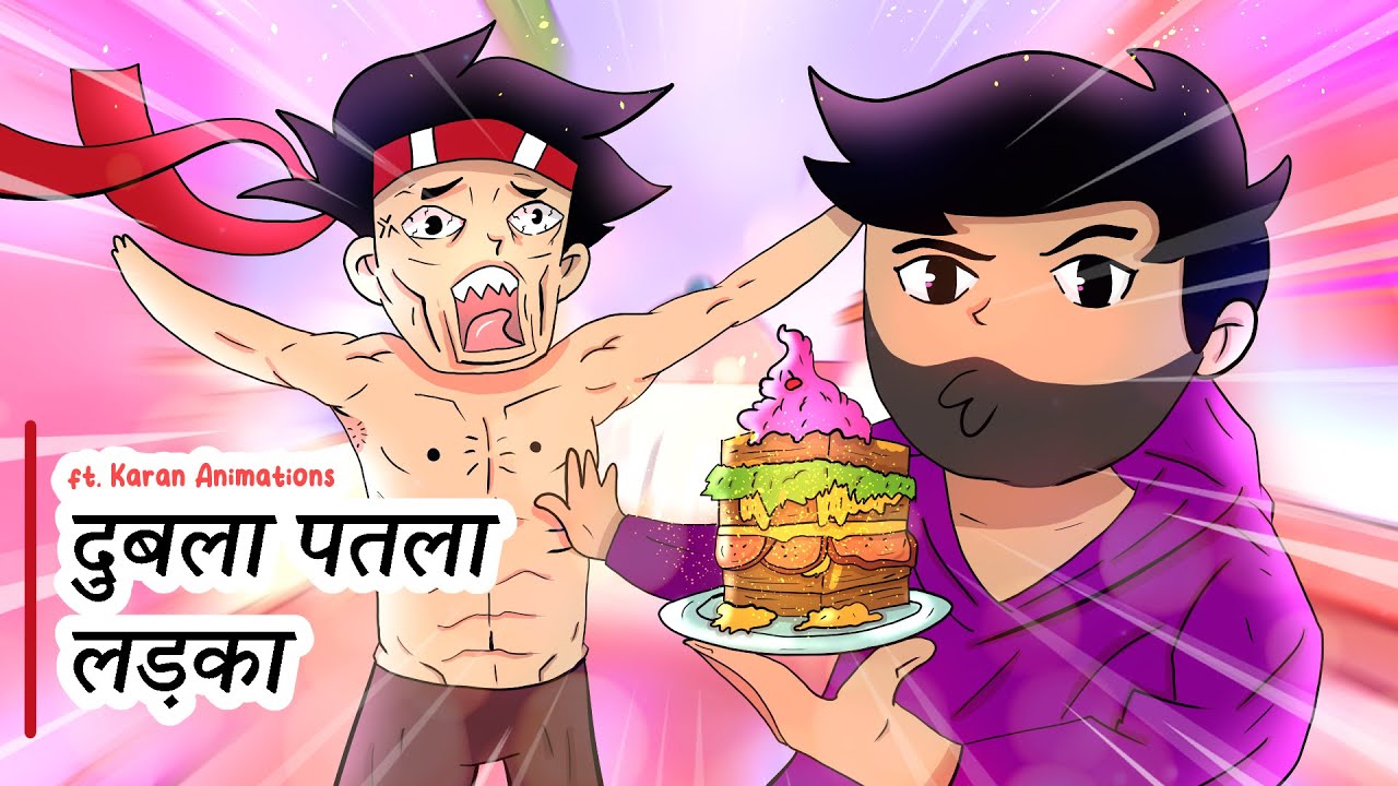 A Day in the life of a SKINNY BOY | ft. @KaranAnimations