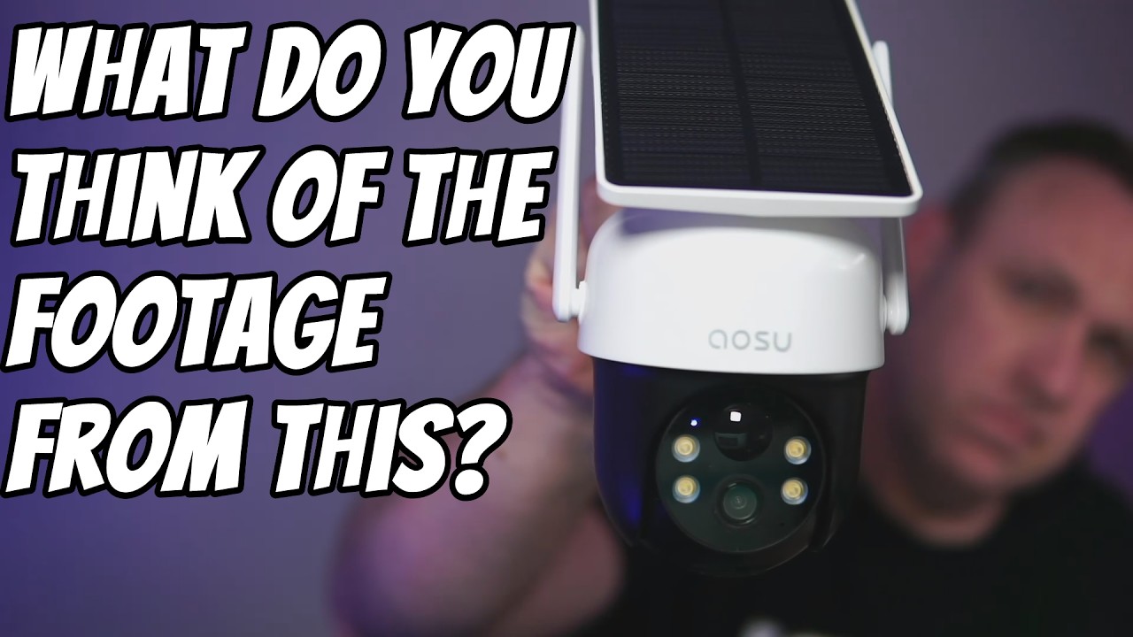 Самая простая в установке и использовании камера видеонаблюдения &mdash; aosu solar camera 2k