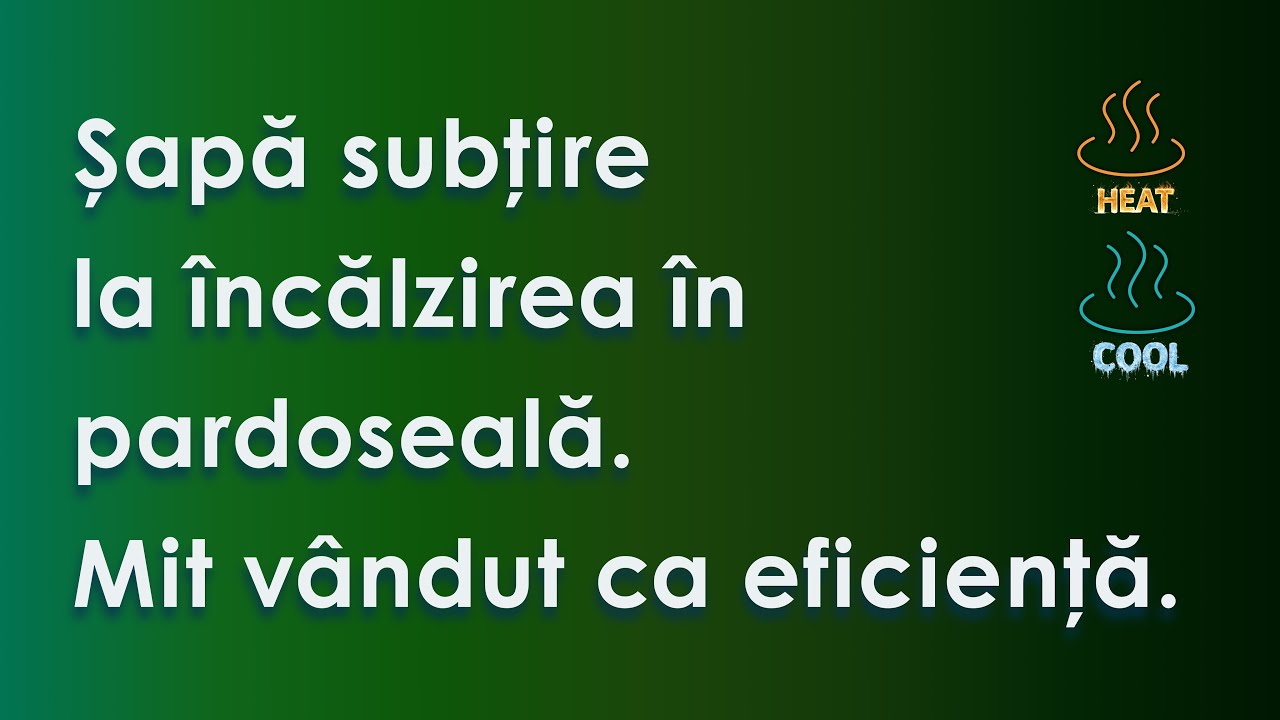 Șapă subțire la încălzirea în pardoseală. Mit vândut ca eficiență.