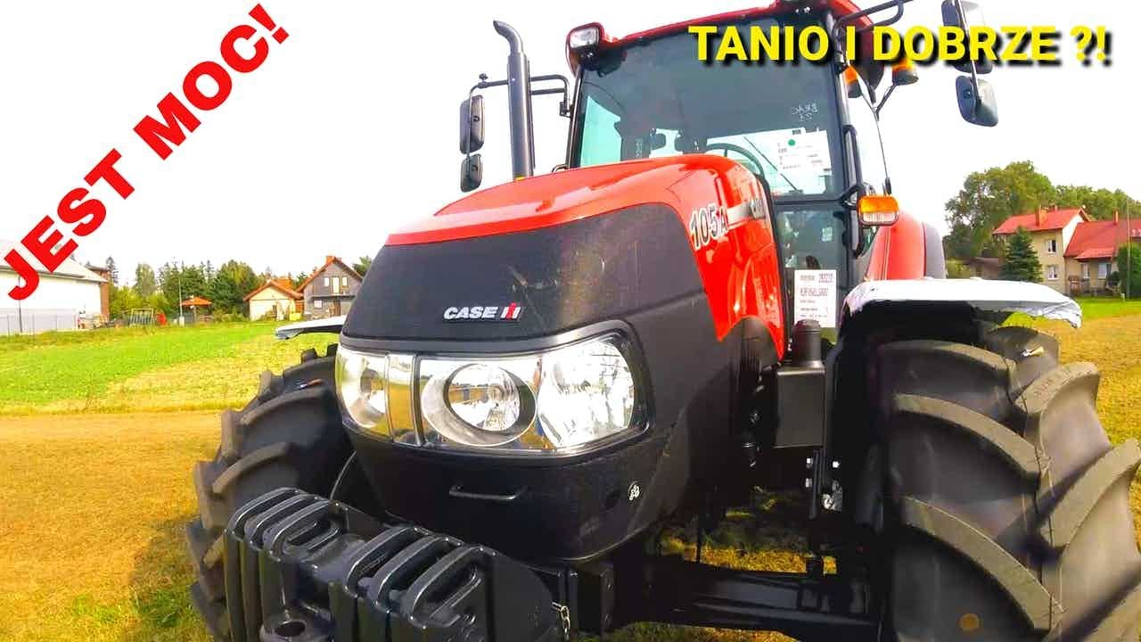 Tani i dobry ciągnik Młody Rolnik, CASE IH FARMALL 105A 2020 Widok z zewnątrz i środka