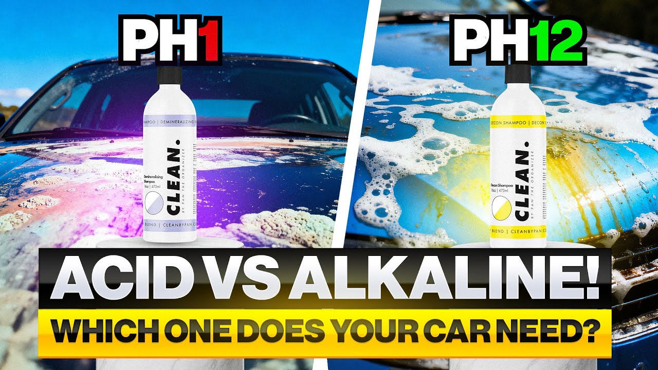 ACID vs ALKALINE! Which CLEAN By Pan Shampoo Does Your Car Really Need? 🧪