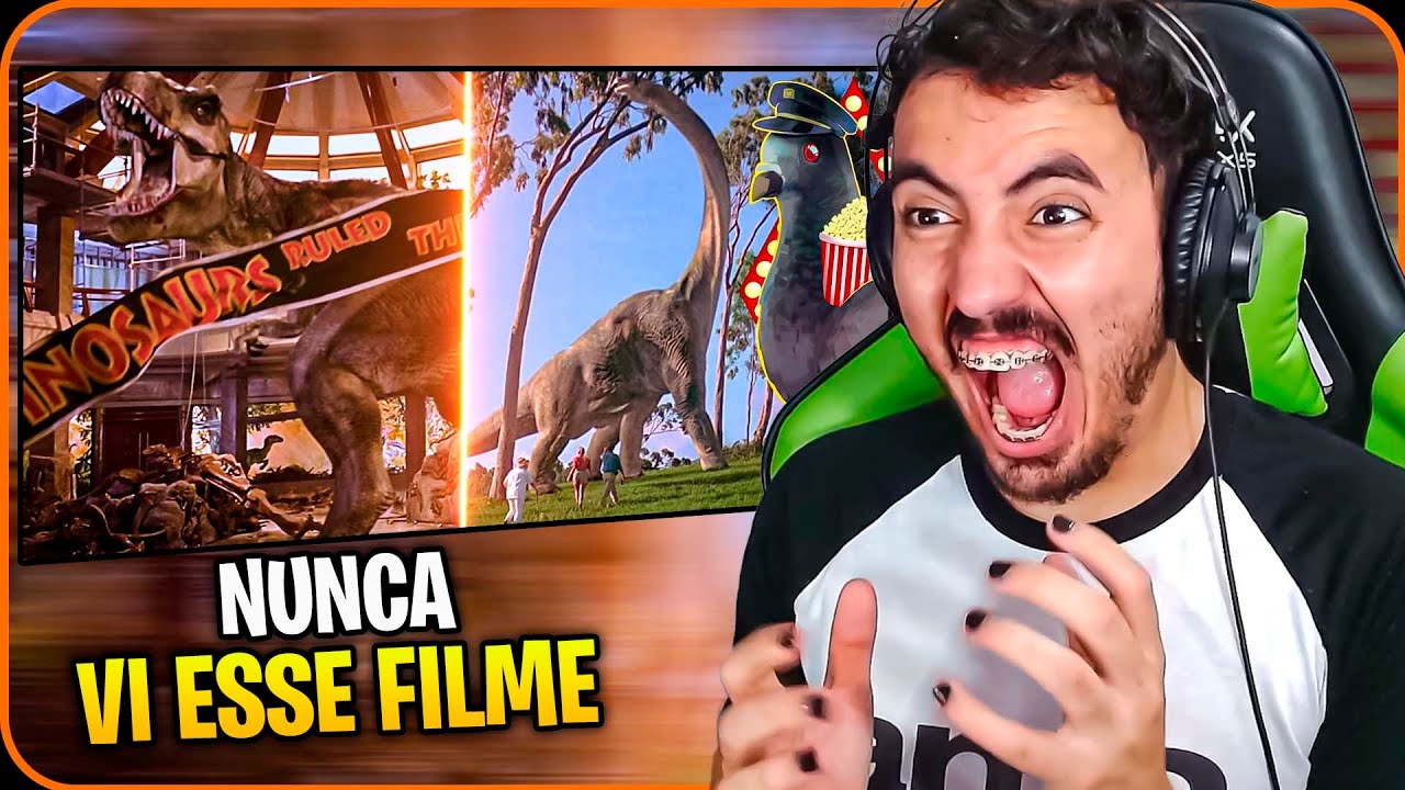 Desmaratonando Jurassic Park #1 – Parque dos dinossauros (1993) - Deslegendario | Leozin React