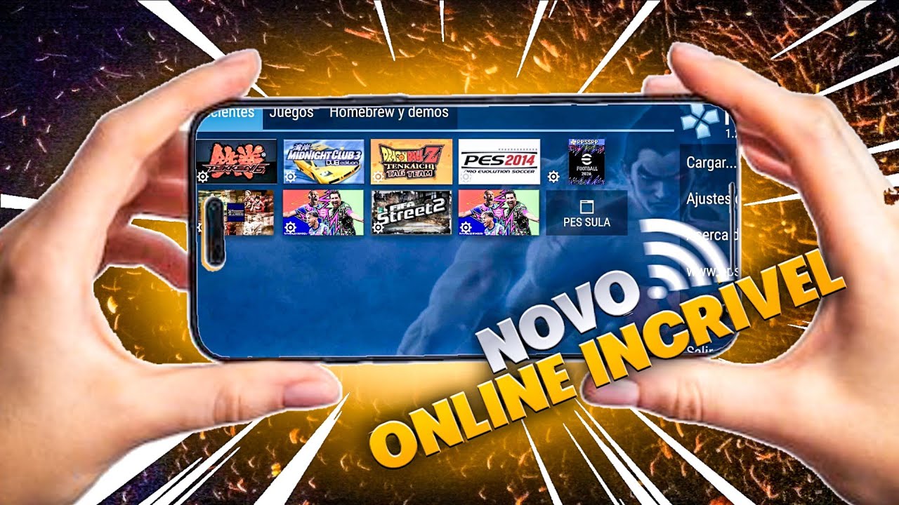 PPSSPP ATUALIZOU E REVOLUCIONOU! ONLINE INCRÍVEL 