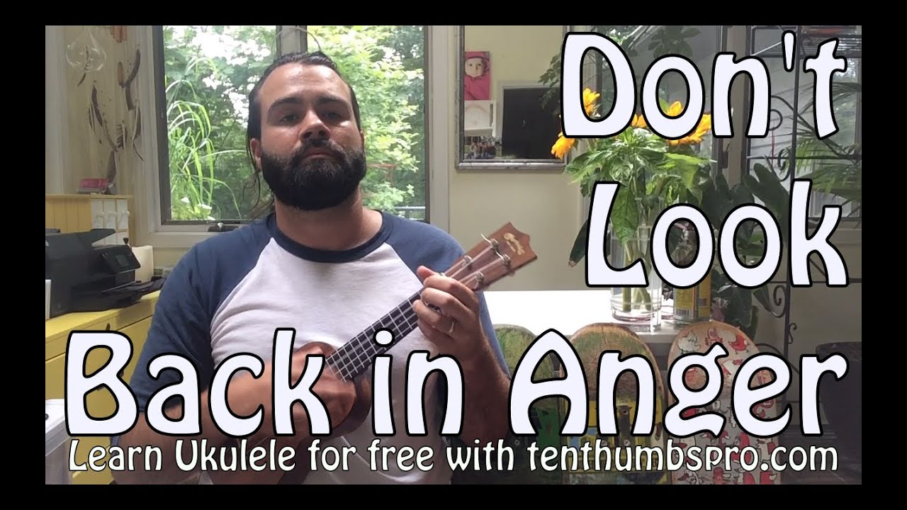 Don't Look Back in Anger - Oasis - Easy Ukulele Tutorial