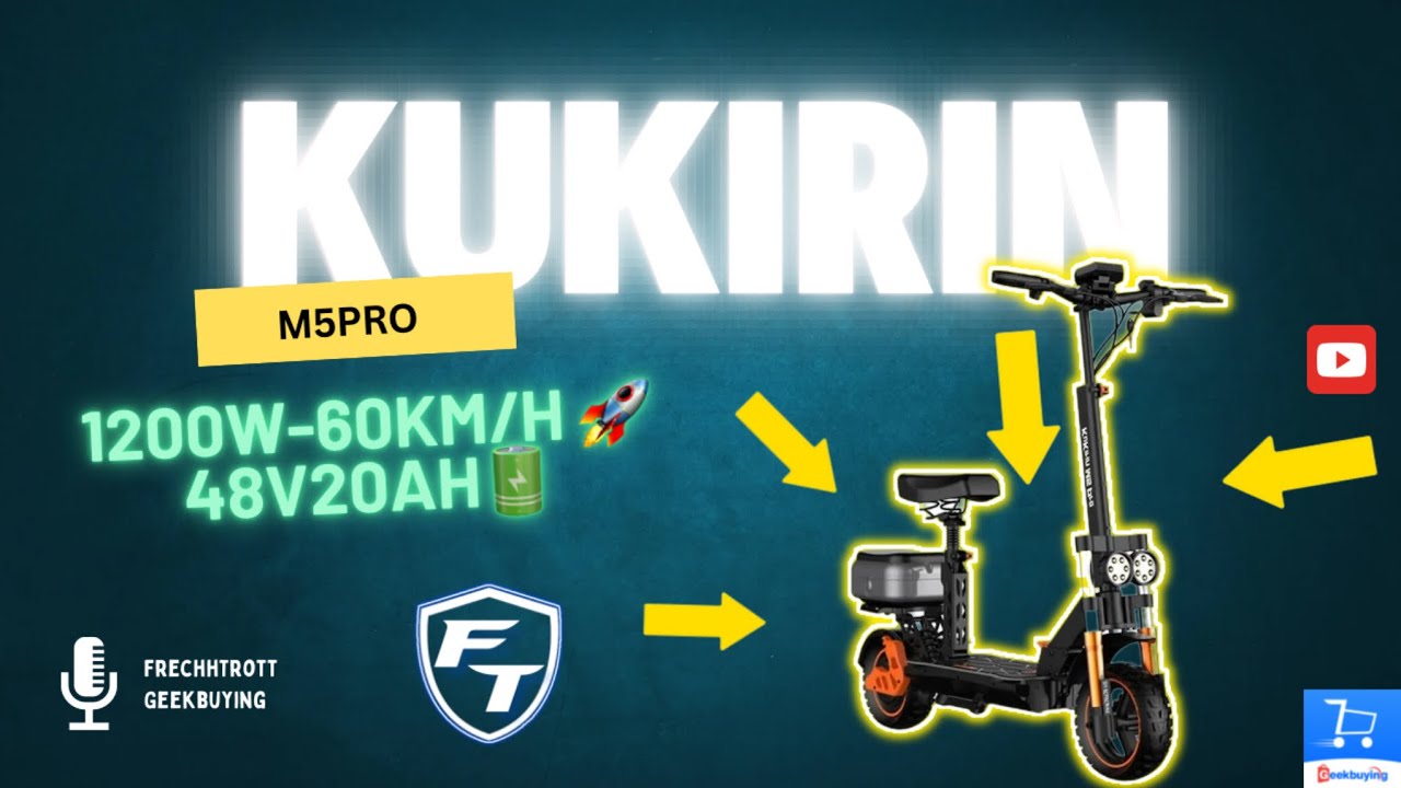 KUKIRIN M5 PRO, UNE TROTTINETTE PASSE PARTOUT 100% HOMOLOGUÉ EN FRANCE !