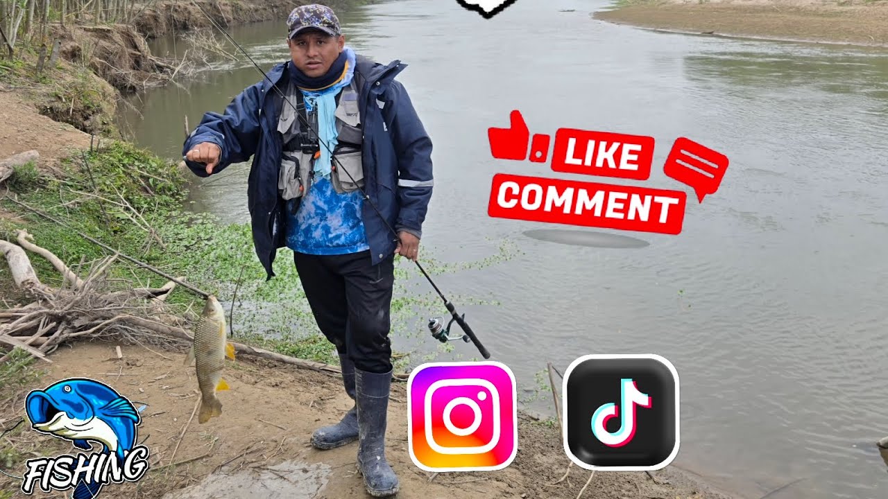 PESCA EN EL RIO LAVAYEN 💪🎣🎣