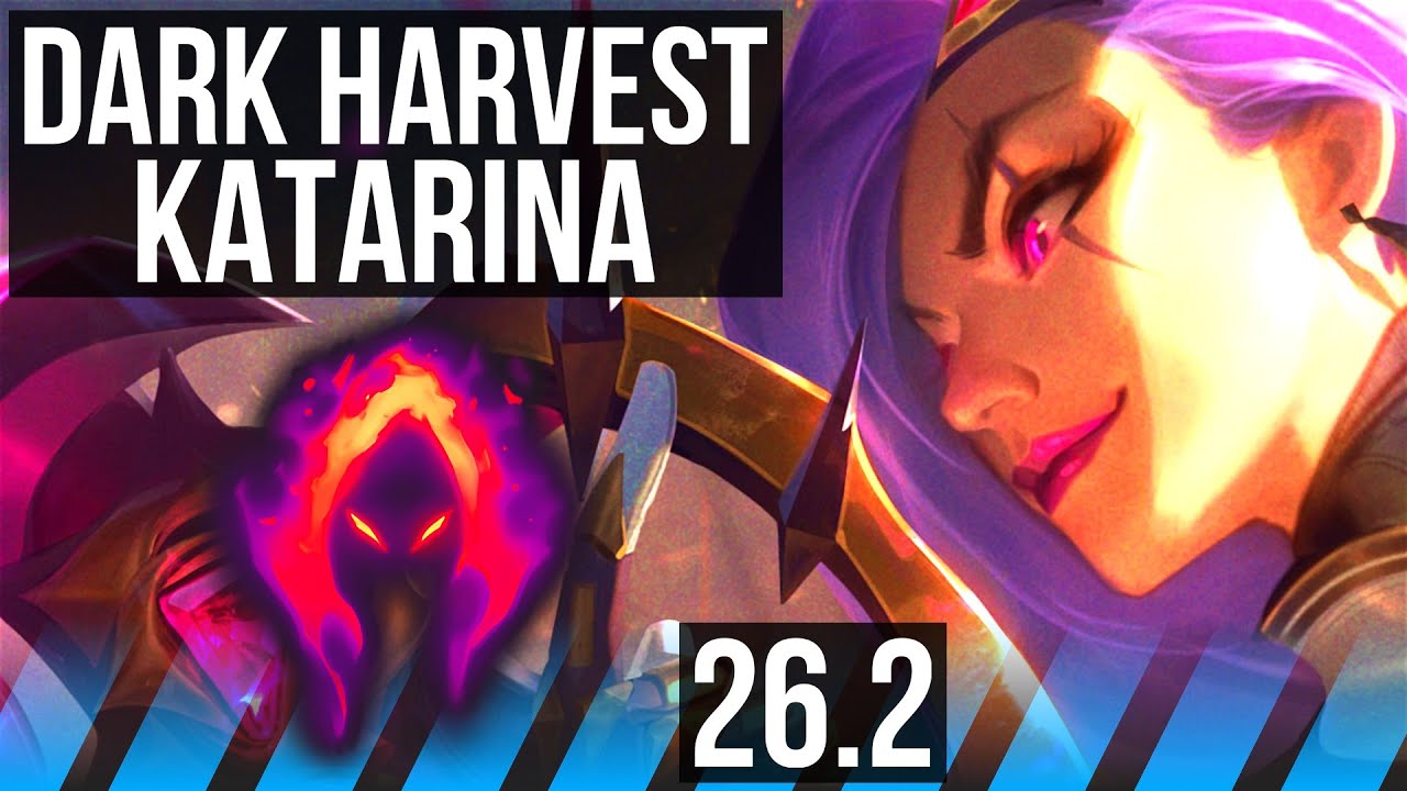 KATARINA vs CHO'GATH (MID) | Dark Harvest | EUNE Master | 26.2