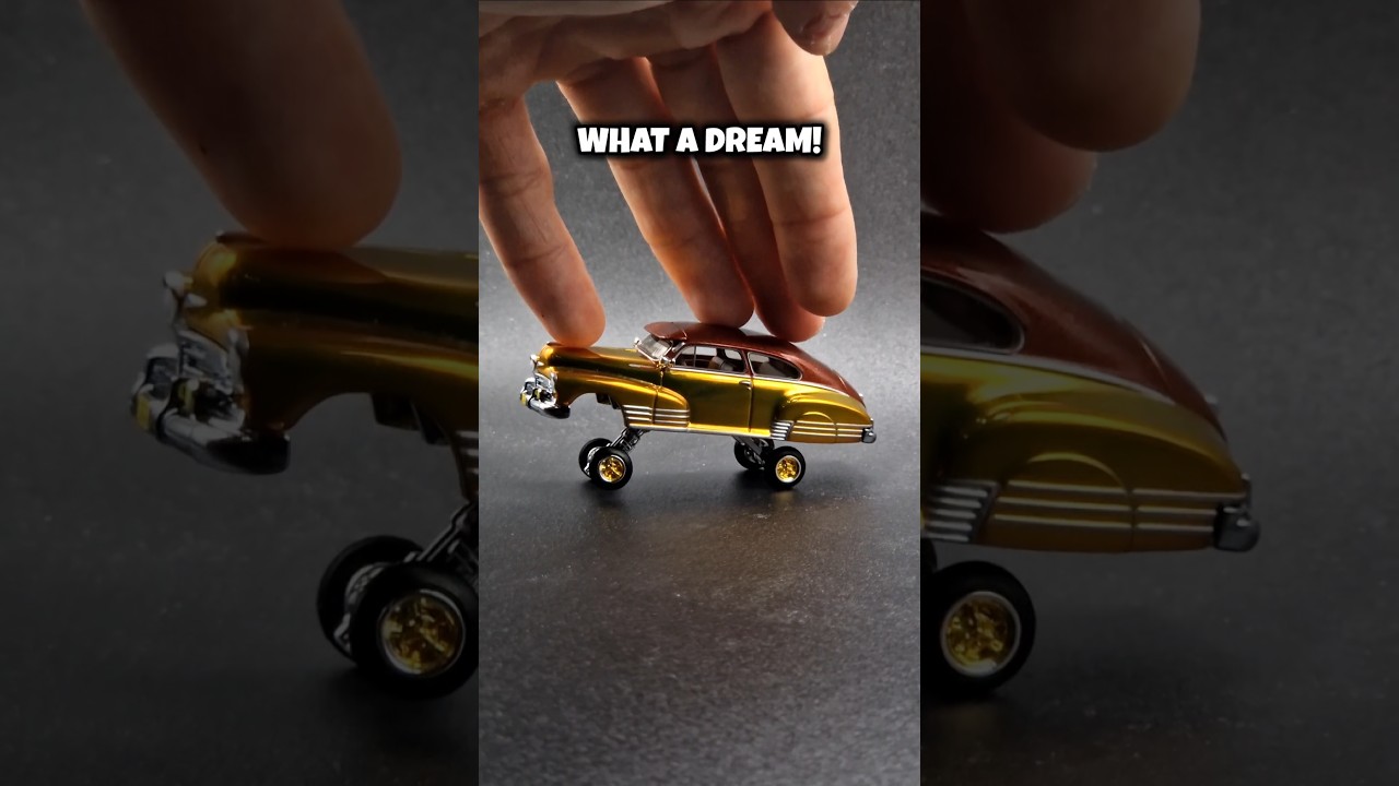 Low Rider Hot Wheels? - Chevy Fleetline Red Line Club model actually works! #hotwheels #shorts