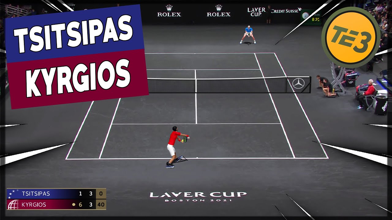 Tennis Elbow 2021 - Tsitsipas VS Kyrgios 🎾 (Laver Cup 2021)