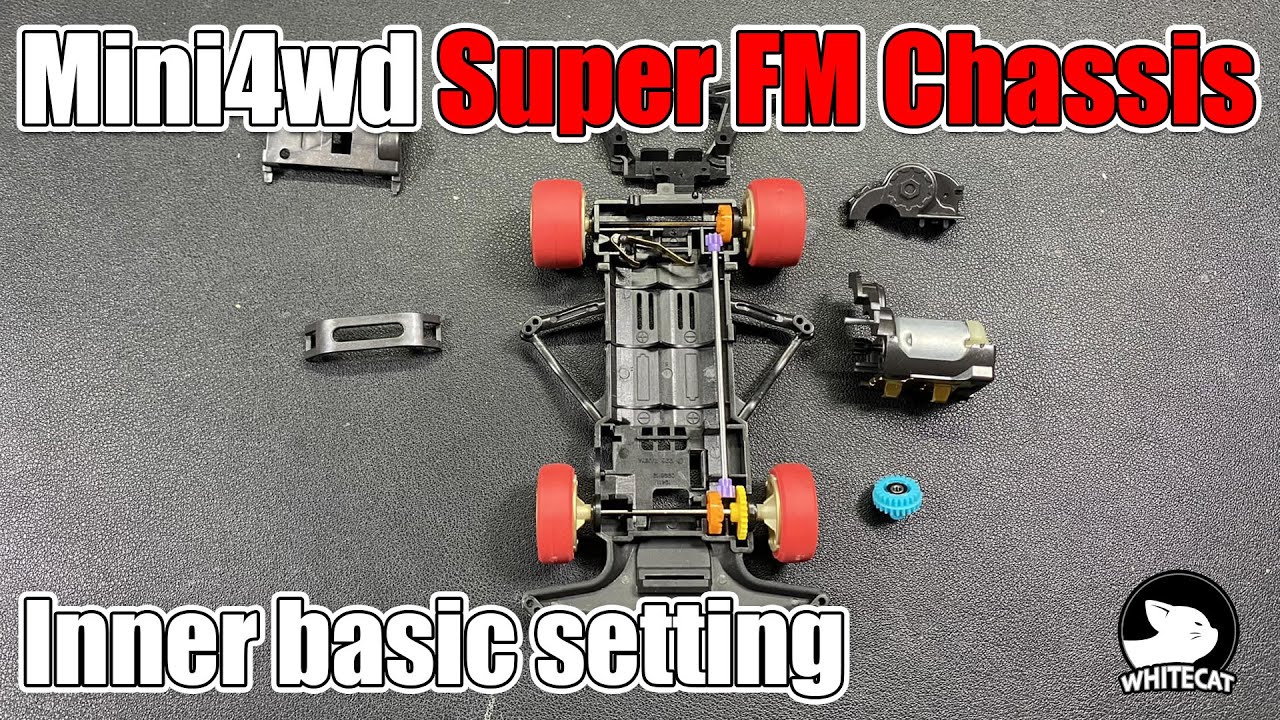 Mini4wd Super FM Chassis Inner basic setting เซ็ตติ้งภายในโครง SFm