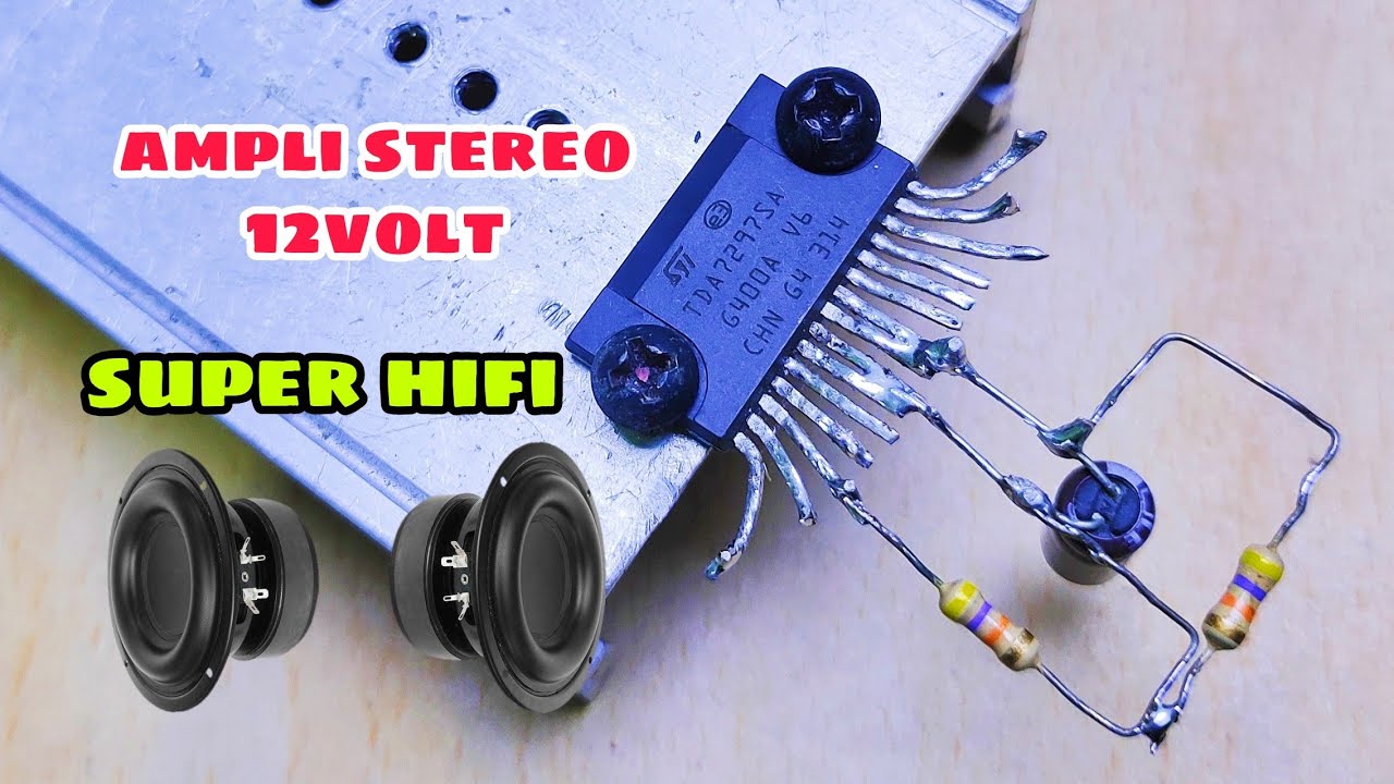 POWER AMPLI TDA7297 STEREO