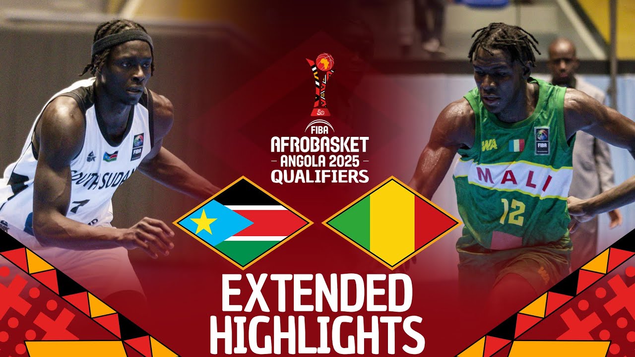 South Sudan 🇸🇸 v Mali 🇲🇱 | Extended Highlights | FIBA AfroBasket 2025 Qualifiers