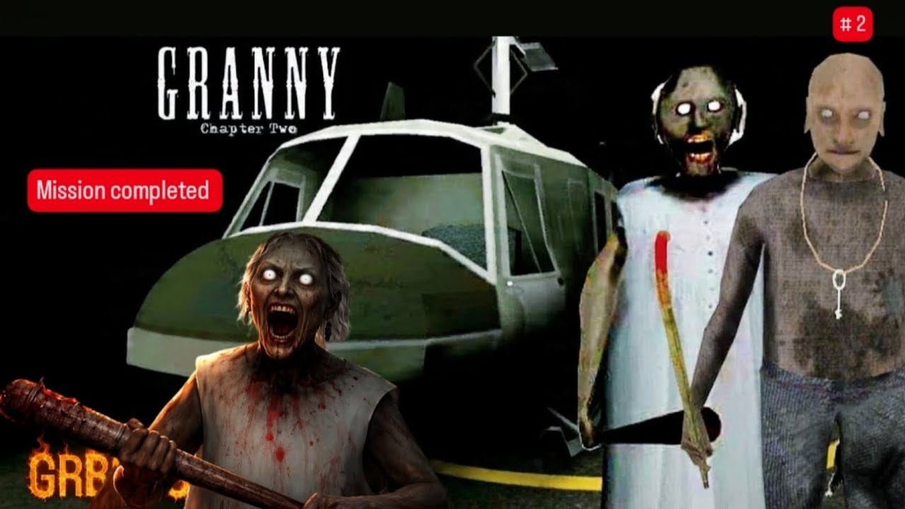 FINALLY ESCAPE IN GRANNY & GRANDPA HOUSE | GRANNY CHAPTER 2 GAMEPLAY #2 #granny #grannyhorrorgame 