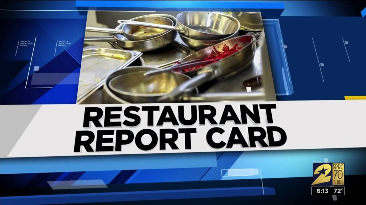Restaurant Report Card: March 28, 2019