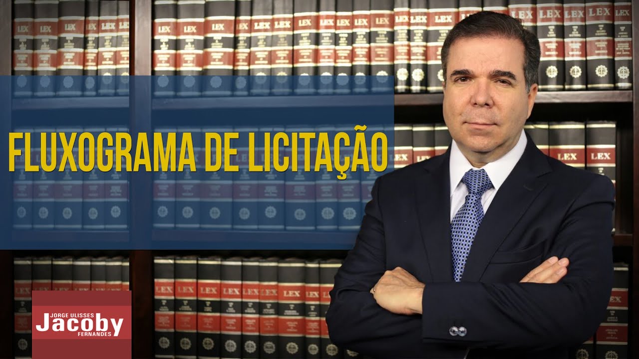 Modelo de fluxograma de licitação