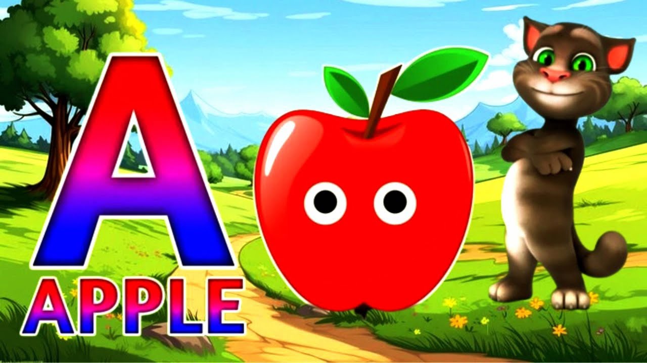 Phonics Song 2 with TWO Words in 3D - A For Airplane - ABC Alphabet Songs