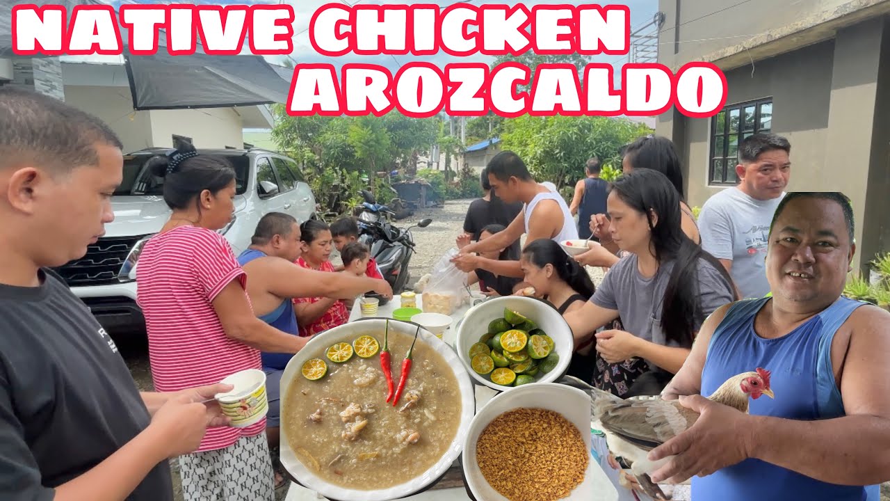 NAGKARNE SI PAPA NG MANOK | NATIVE CHICKEN AROZCALDO