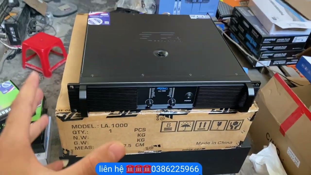 Xả Đẩy 2 kênh chính hãng nghe nhạc căng công suất lớn ETC La1000