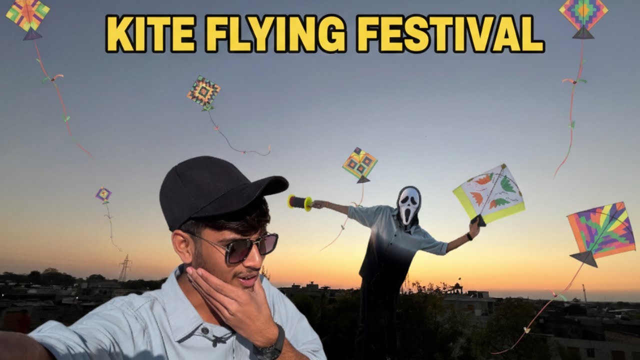 Kite Flying Festival 🪁 | Makar Sankranti Special Vlog | Full Masti 😂🔥