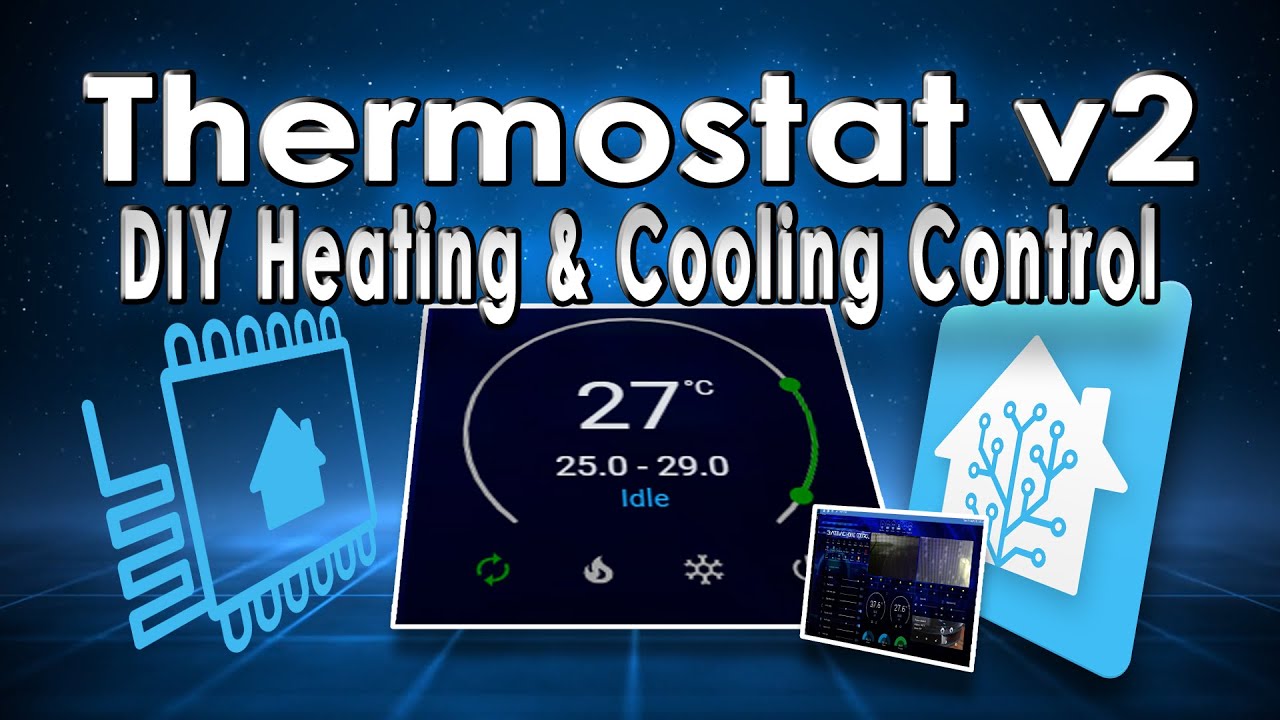 Home Assistant / ESPHome DIY Thermostat v2 - Demo