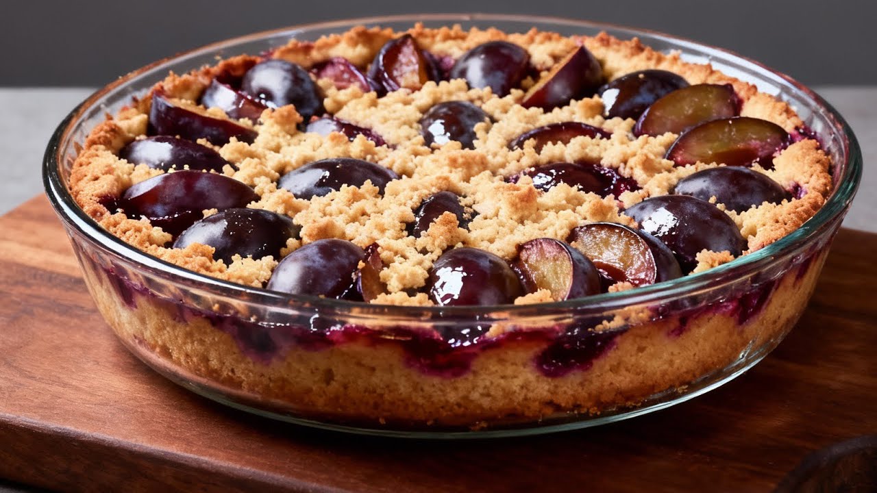 The most delicious Plum Pie