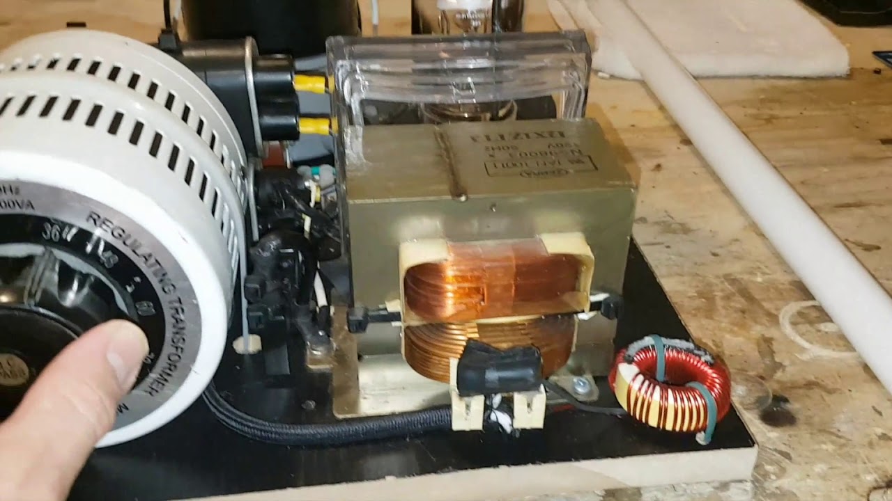 805-T  Vacuum Tube Tesla Coil