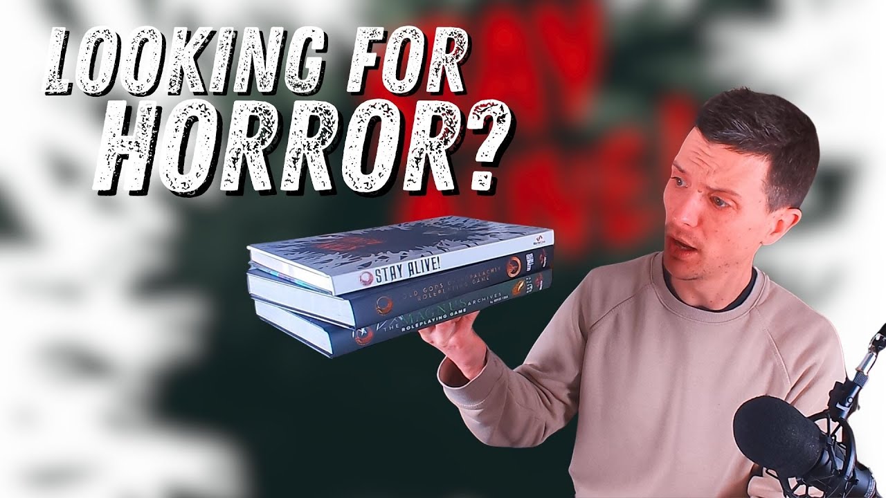 Three must-buy Horror TTRPG books! Monte Cook Games