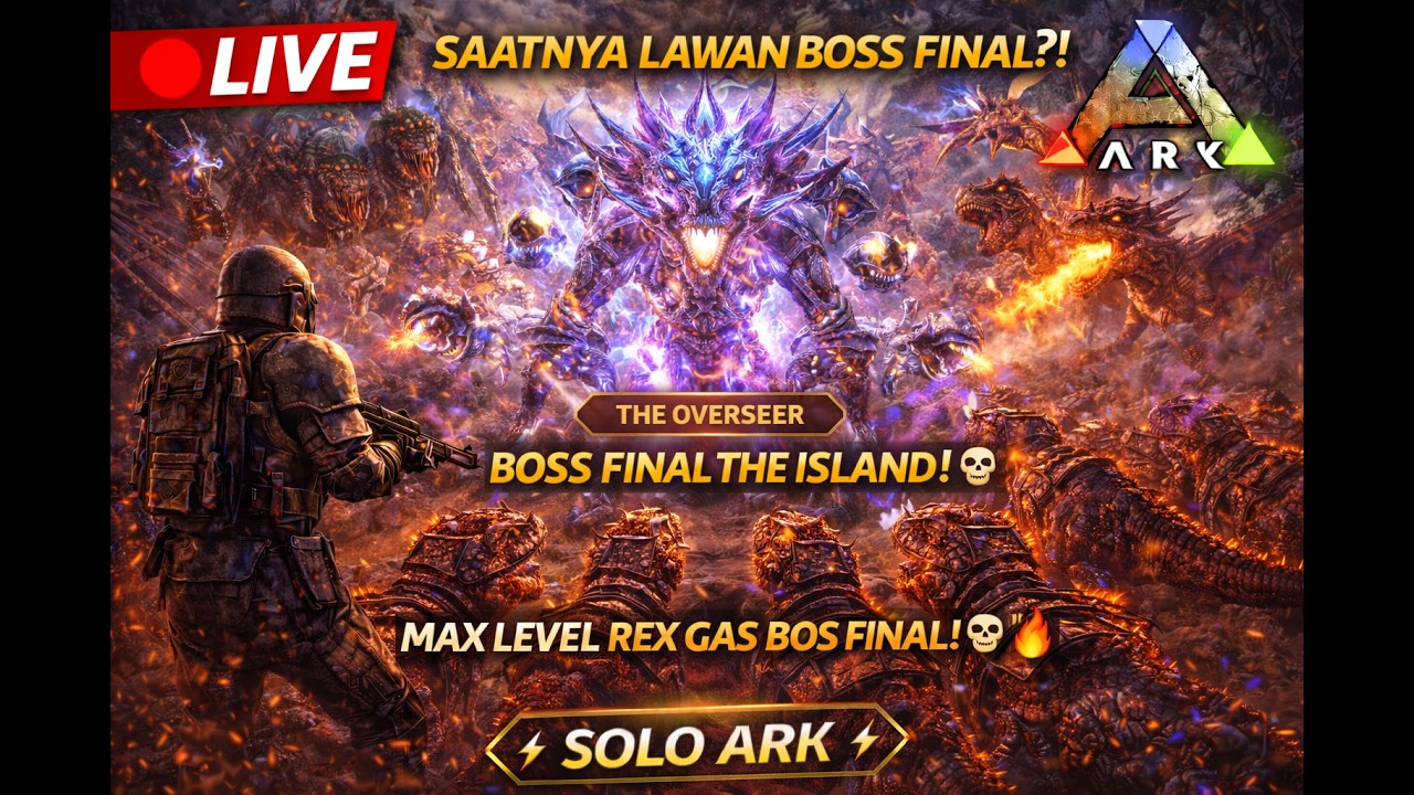 🔴 LIVE SOLO ARK: AKHIRNYA THE END, THE ISLAND