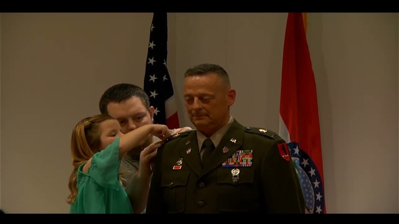 State Command Chief Warrant Officer, Chief Warrant Officer 5 Isom Folsom's promotion.