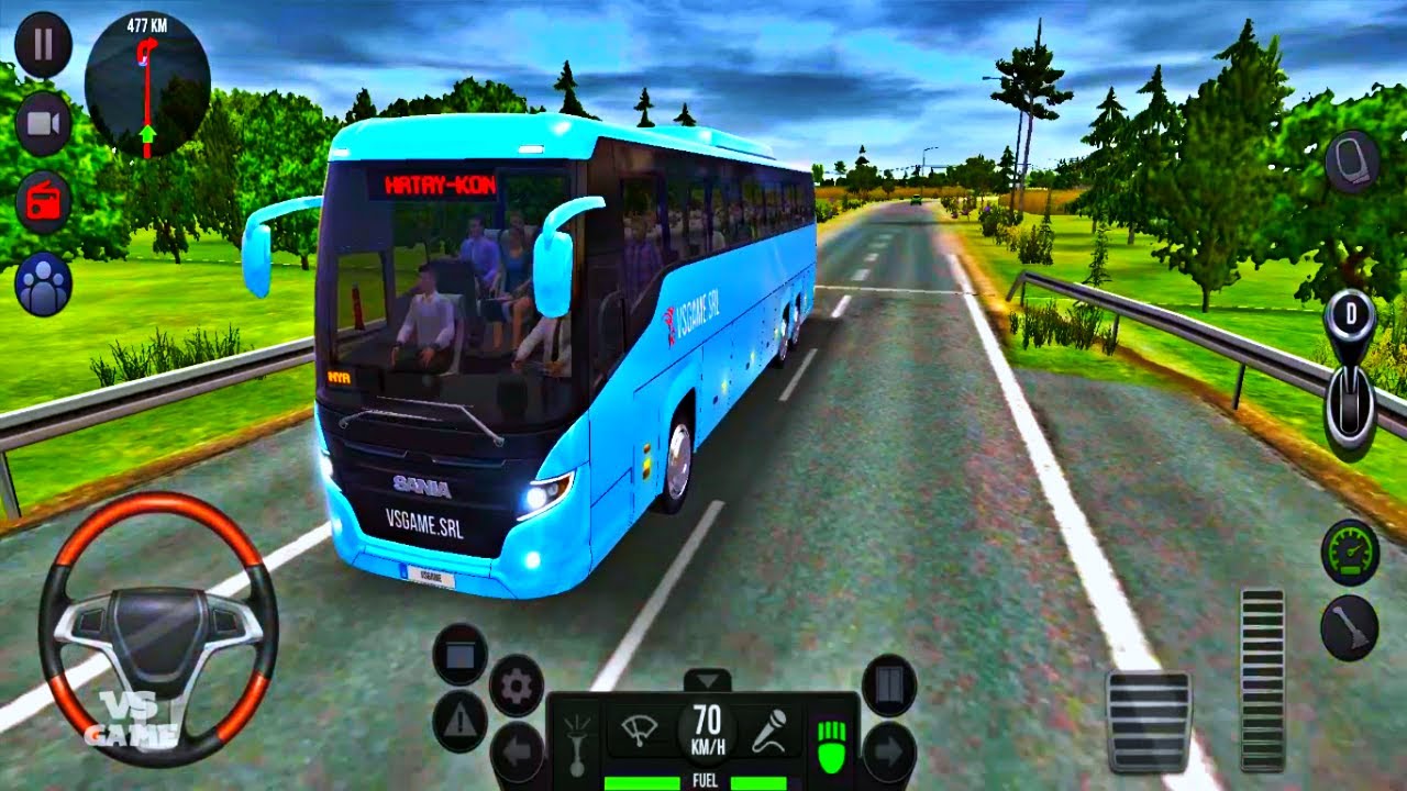 Sania Touring HD Added | Bus Simulator Ultimate New Update Android Gameplay