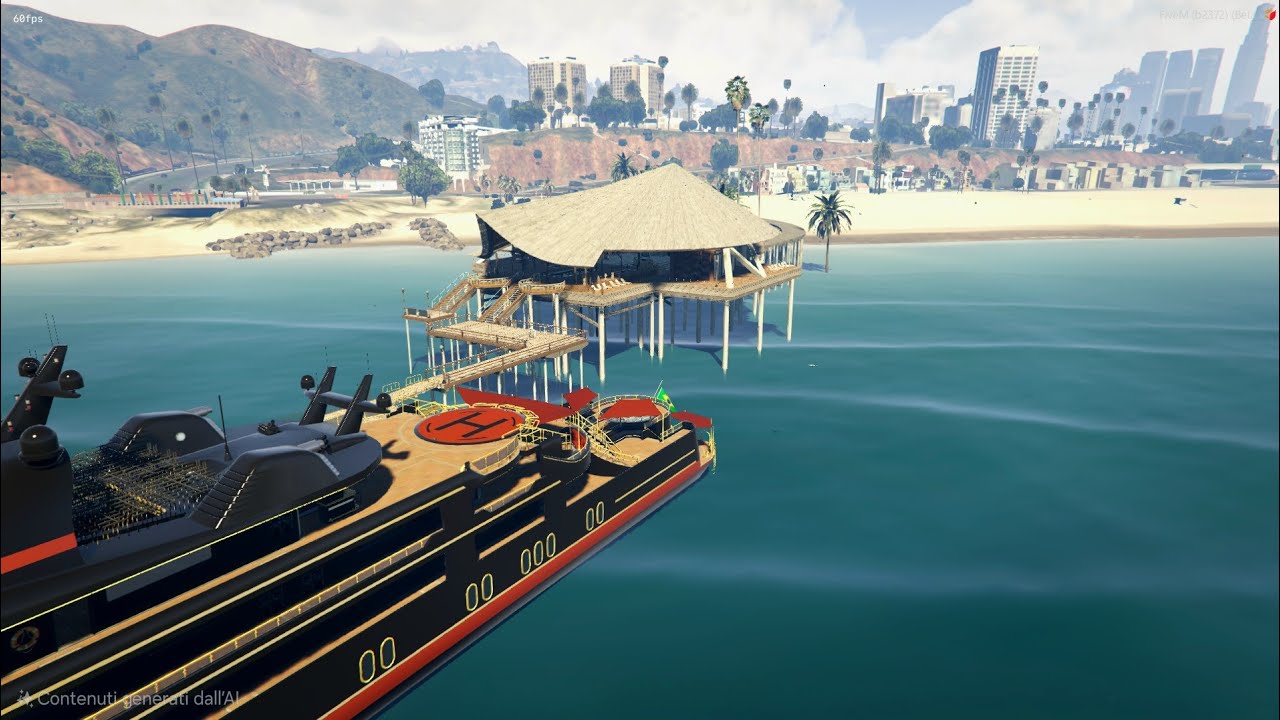 NEW MAP FREE  PLAZA PARTY YACHT | FIVEM MLO READY
