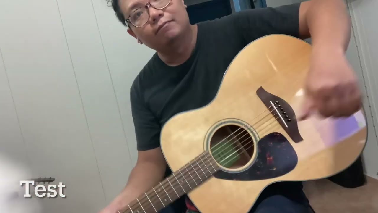 Guitar repair : Yamaha acoustic fs800 pro setup