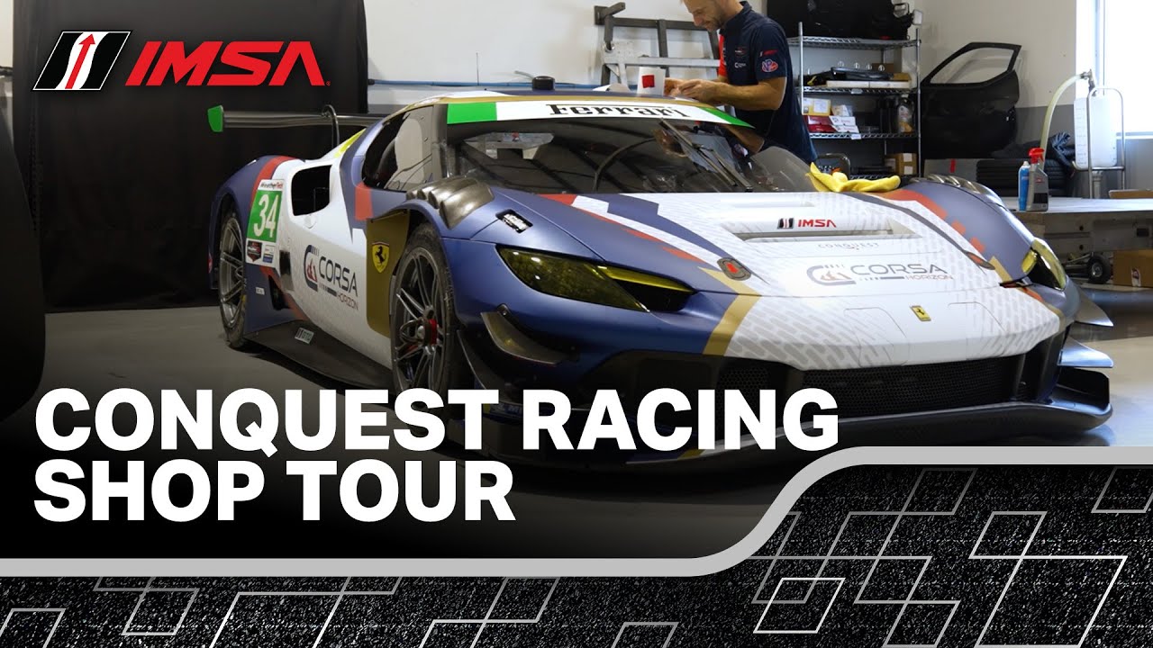 Go For a Tour Inside The Conquest Racing Shop With Team Owner Éric Bachelart!