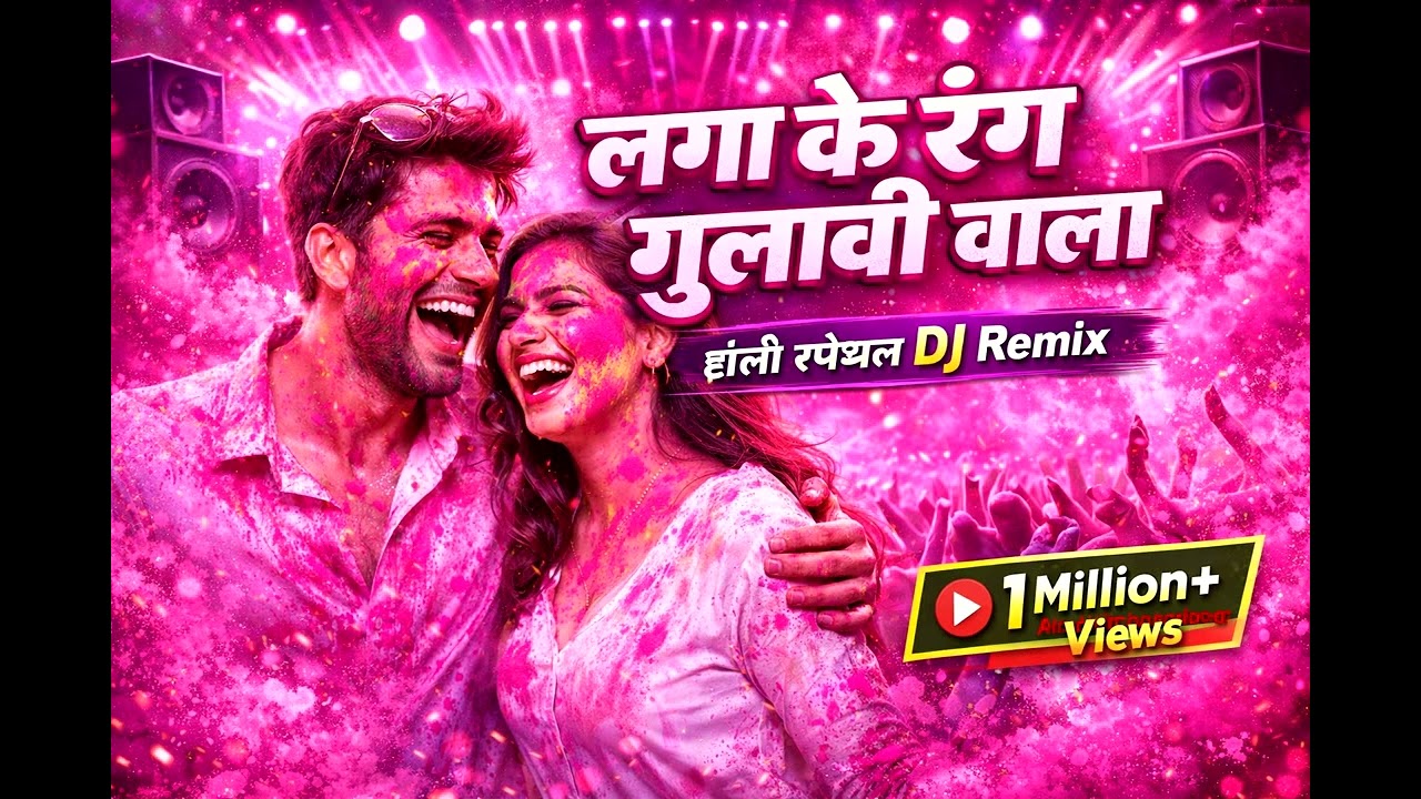 लगा के रंग गुलाबी वाला - Official Video | बुरा न मानो होली है! | Hind Bollywood | New Holi Song 2026