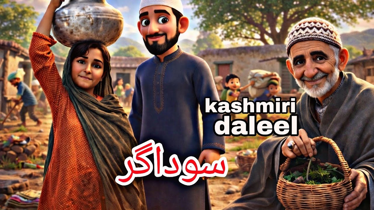 Kashmiri folktale 🥰||Soudagar 🔥 ||kashmiri cartoon drama 