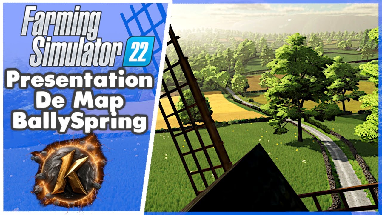 Fs22 Présentation BallySpring Map PC/Consoles avec canards, chevres et bien plus encore!