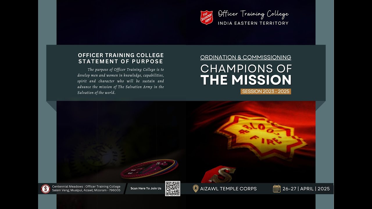 Champions of the Mission Session | Commissioning Weekends | Service of Praise