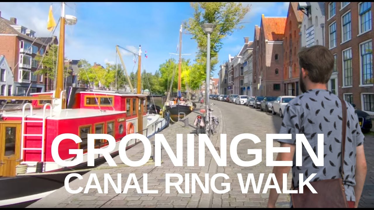 4K Groningen Canal Walk - Netherlands Most Underrated City