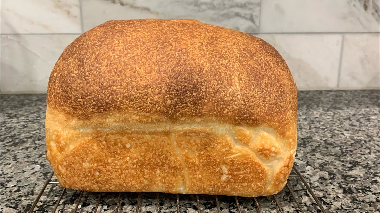 Sourdough Sandwich Bread: Shaping, Proofing, Baking, Cooling, and Slicing.