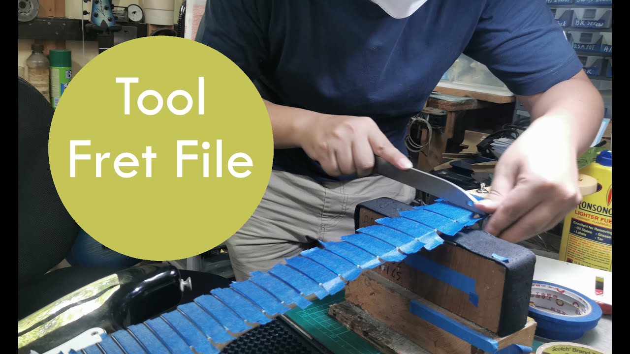 เรียนรู้เครื่องมือการ Setup Guitars กับเครื่องมือที่เรียกว่า Fret File
