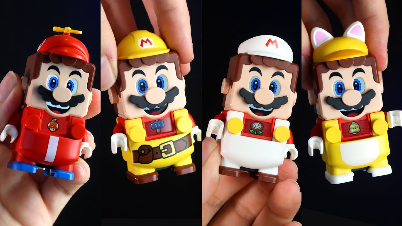 TODOS los TRAJES de LEGO SUPER MARIO ⭐️ Unboxing Packs Potenciadores (Power Ups)