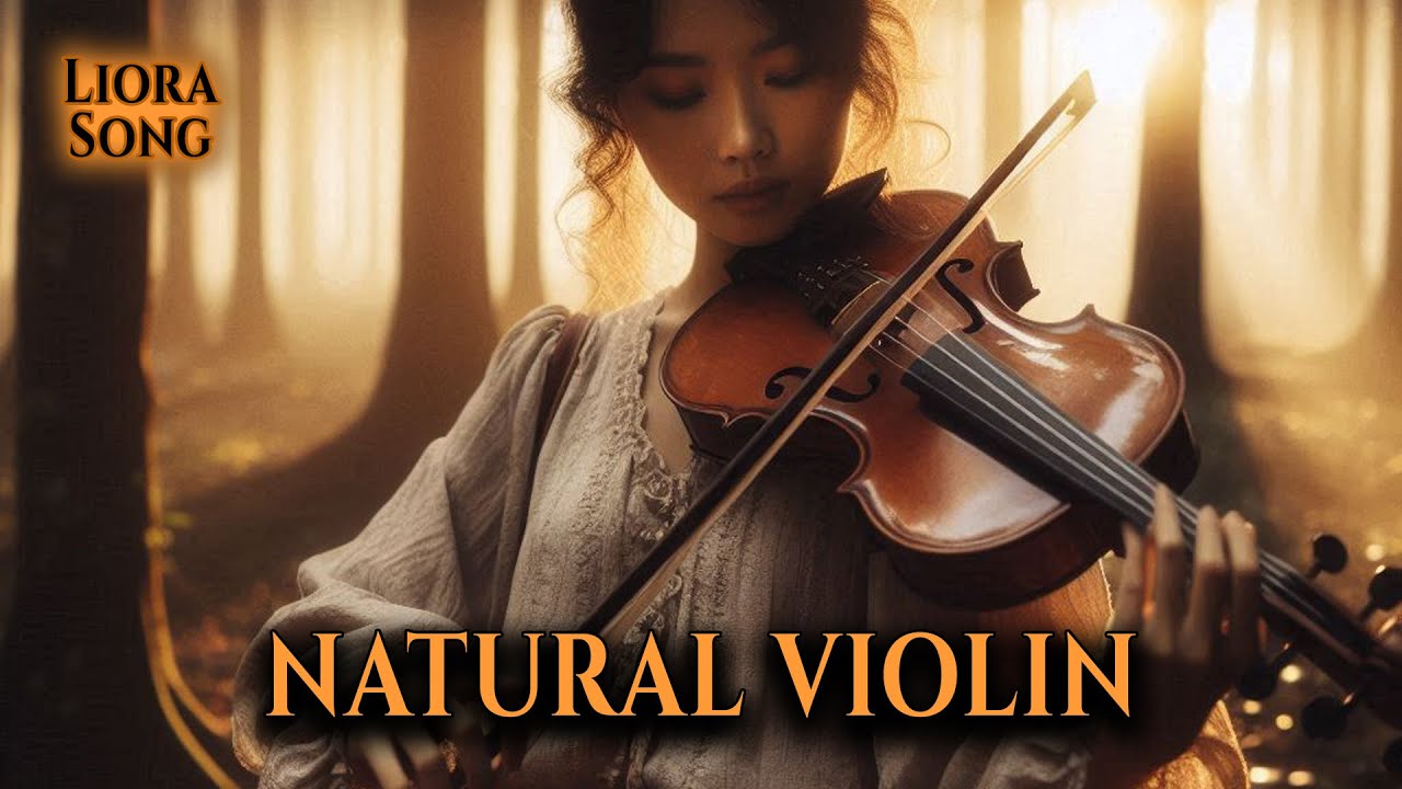 Emotional Solo Violin Melodies in a Serene Studio Setting for Relaxation and Meditation