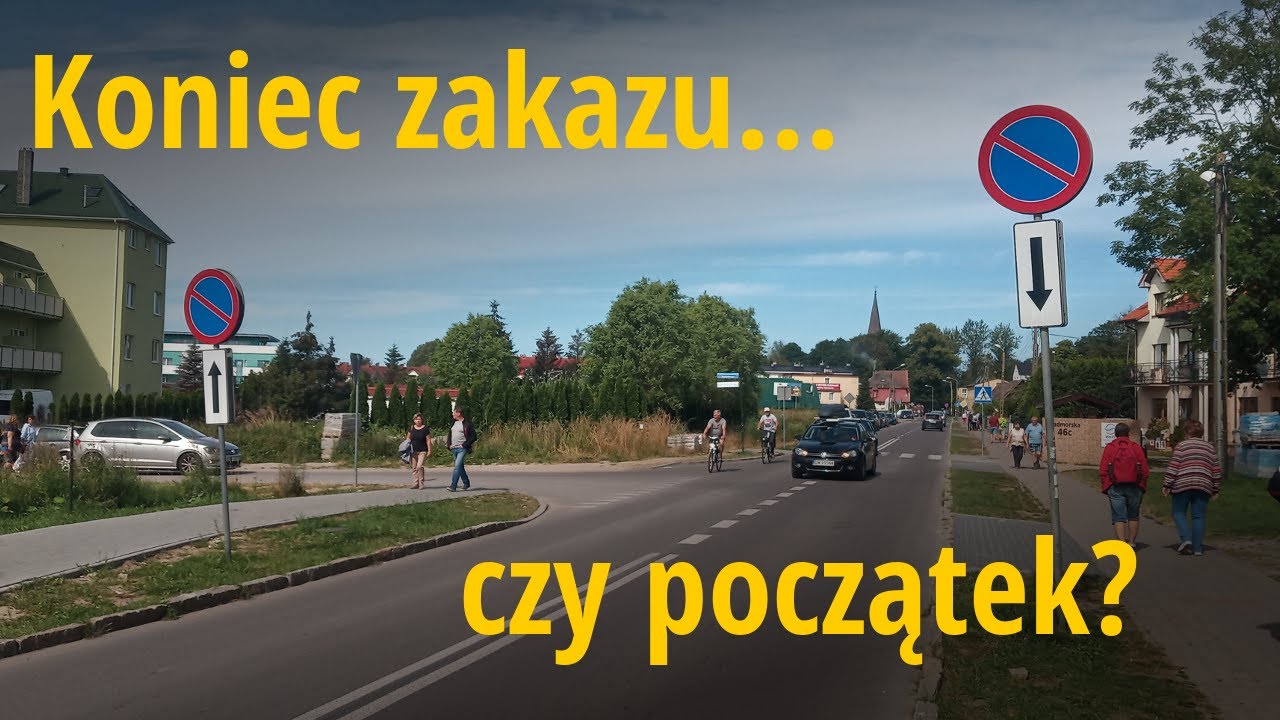 Chaotyczne strzałki pod zakazami postoju.