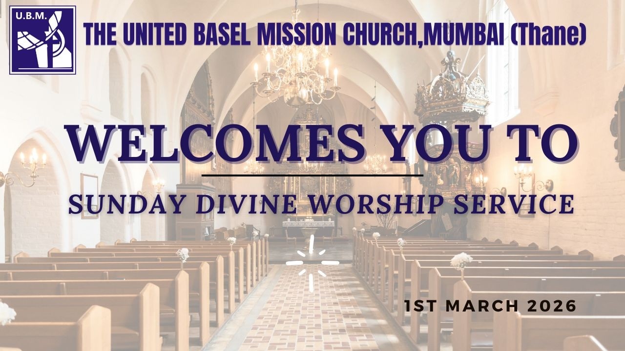 Sunday Divine Worship Service || 1st March 2026 || UBM Church Thane