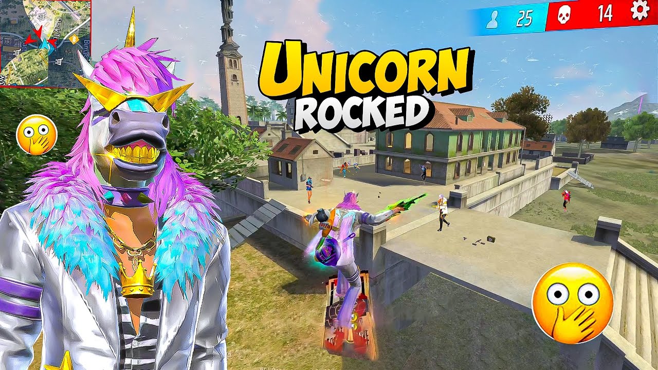 New Unicorn Fantastic Fantasy Bundle First Solo vs Squad Gameplay 😱 Free Fire